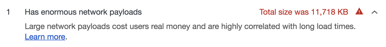 Lighthouse:网络有效负载过大的审计